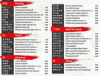Empress Restaurant menu