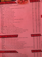 Presto Pizza menu