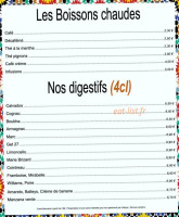 Au Bon Couscous menu