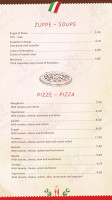 Trattoria Italiana menu