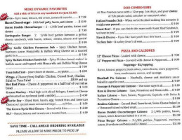 Dynamic Duo Beverage Deli menu