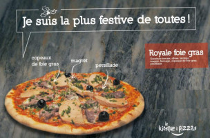 Le Kiosque à Pizzas food