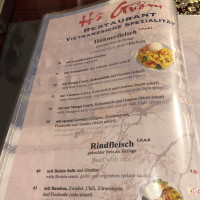 Ho Guom Restaurant, Vietnamesich Und Sushi Bar menu