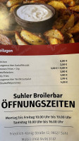 Suhler Broilerbar food