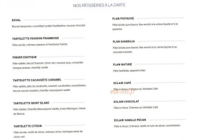 Ernest & Valentin menu