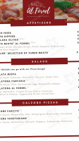 Pizzeria Al Fornel menu