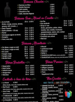 Chez Milou menu