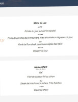 Le Passe Franc menu