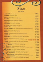 Pizzeria De La Fontaine menu