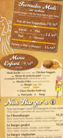 Brasserie Des Arenes menu