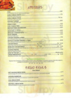Roccos Pizza Cafe menu