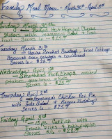 Sammie Jo's Bakery Diner menu