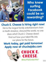 Chuck E. Cheese food