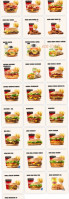 Burger King menu