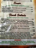 Rocco's Pizza menu