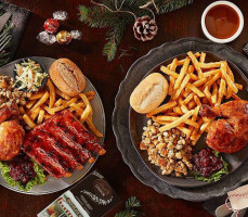 Swiss Chalet Chicken & Ribs food