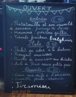 Bocoz menu