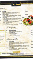 Athos Luckenwalde menu