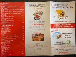 Pizzeria Amalfitana menu