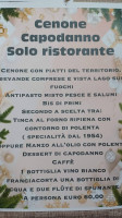 Osteria Bell'italia menu