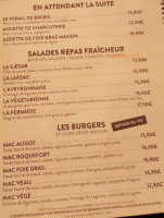 Bistrot Chez Felix menu