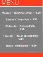 Bascom Carry Out menu