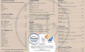 Bistrot Brignone menu