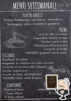 Osteria La Tarantola menu