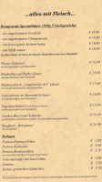 Alt Medenheimer Stube menu