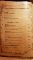 Ararat menu