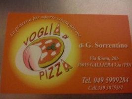 Voglia Di Pizza Di Gaspare Sorrentino outside