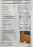 Café Le Glacier Matthias Le Boulou France menu