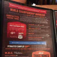 Memphis Barbecue menu