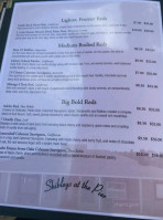 Shibley's At The Pier menu