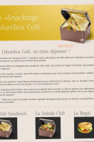 Columbus Cafe & Co Bordeaux Fnac menu