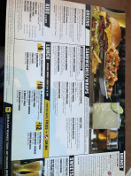 Buffalo Wild Wings menu