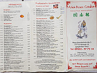 Peace Garden China-thai menu