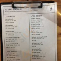 Ska Street Brewstillery menu