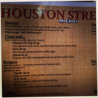Houston Street Patio food