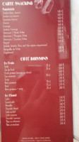 Cafe Central menu