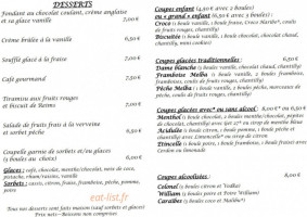 Le Frometon menu