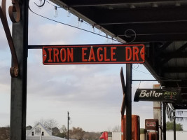 Iron Eagle Beer Garden outside