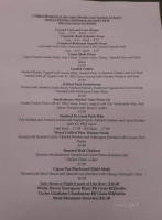 Moat Mountain menu