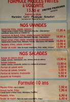 Le Bounty menu