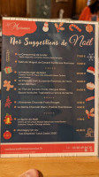 Le Marronnier menu