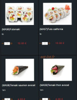 Sushi Montfort menu