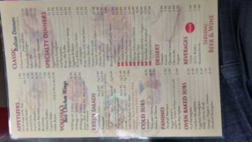 Nonna Maria's Pizzeria menu