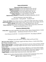 Mountain View Bar Restaurant And Pizza menu