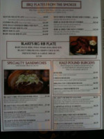 Blake's Place Bbq menu