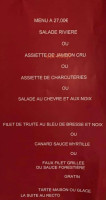 Auberge Du Grand Colombier menu